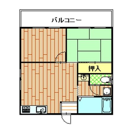 中村マンションの物件間取画像